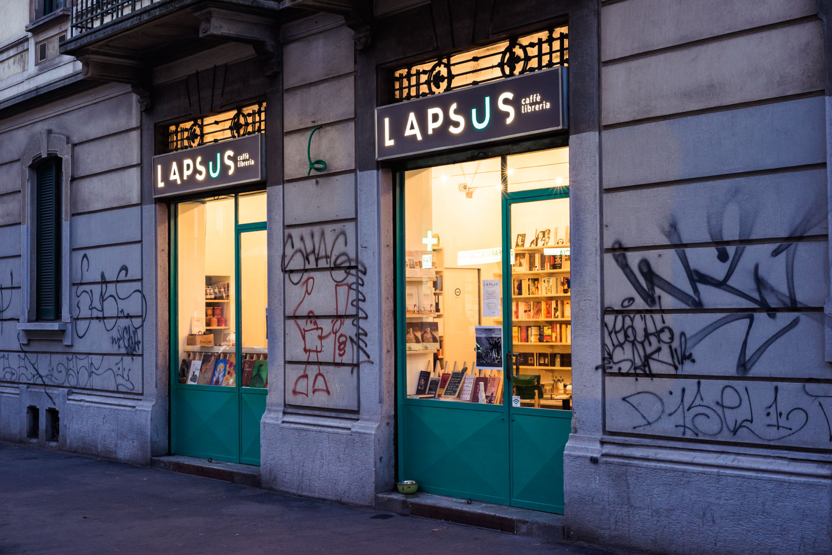 LAPSUS Café Libreria | Logo Design, Brand Identity e Web Design